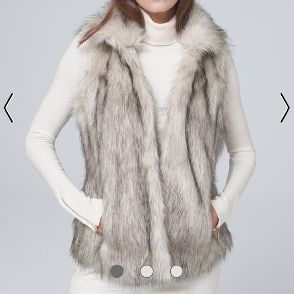 White House Black Market Other - NWT FAUX FUR VEST